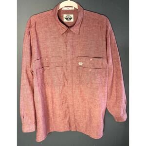 Vtg Dockers Levi’s Mens Button Up Long Sleeve dress shirt size XL